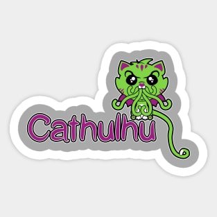 Cathulhu (Lovecraft Loves Cats!) Sticker